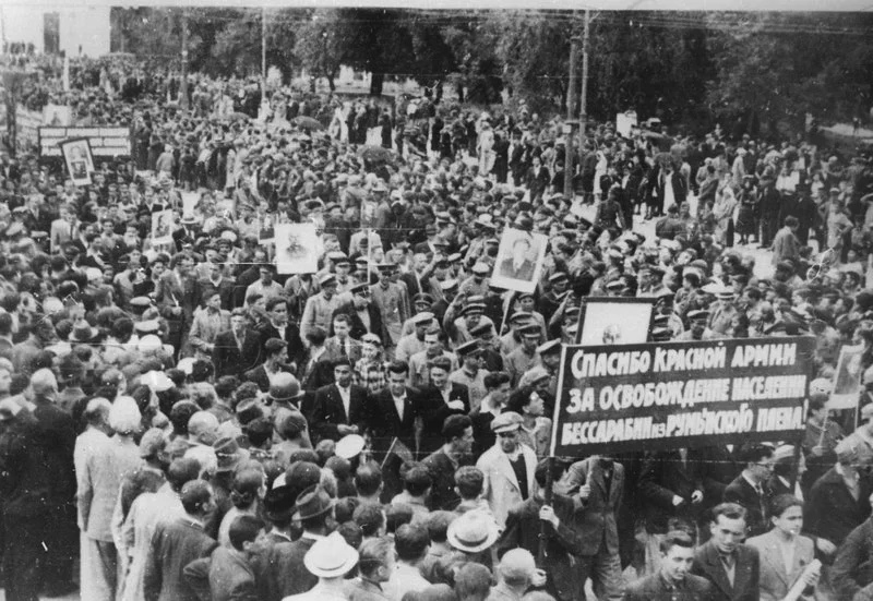 «Спасибо Красной Армии за освобождение населения Бессарабии из румынского плена!», лето 1940 года