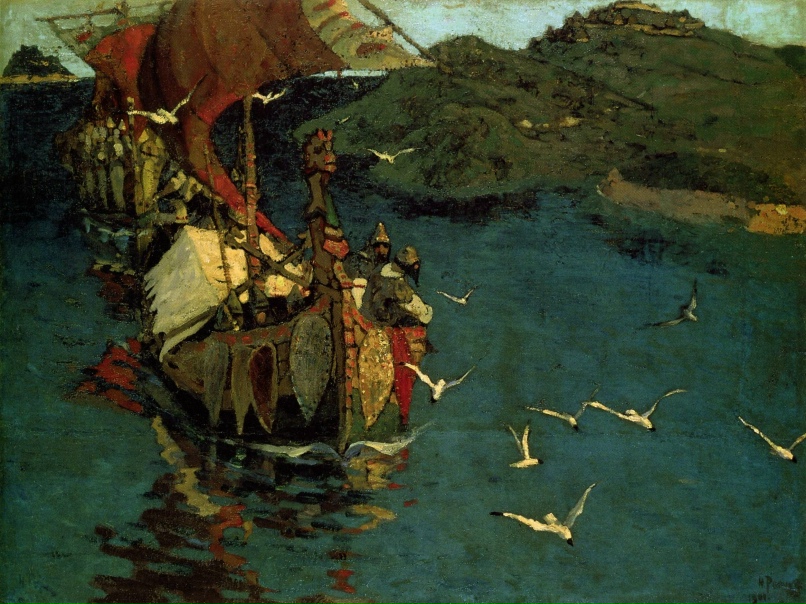 Заморские гости, Н. Рерих