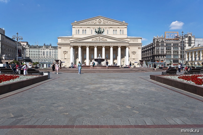 Театральная площадь и Большой театр Москвы