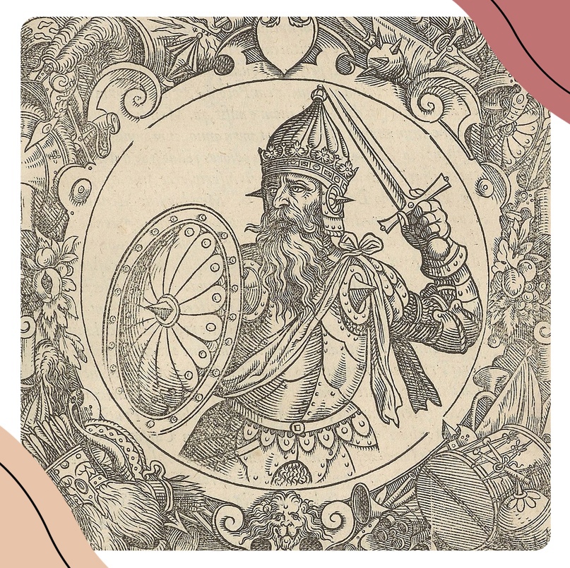 Князь Миндовг. Гравюра XVI века