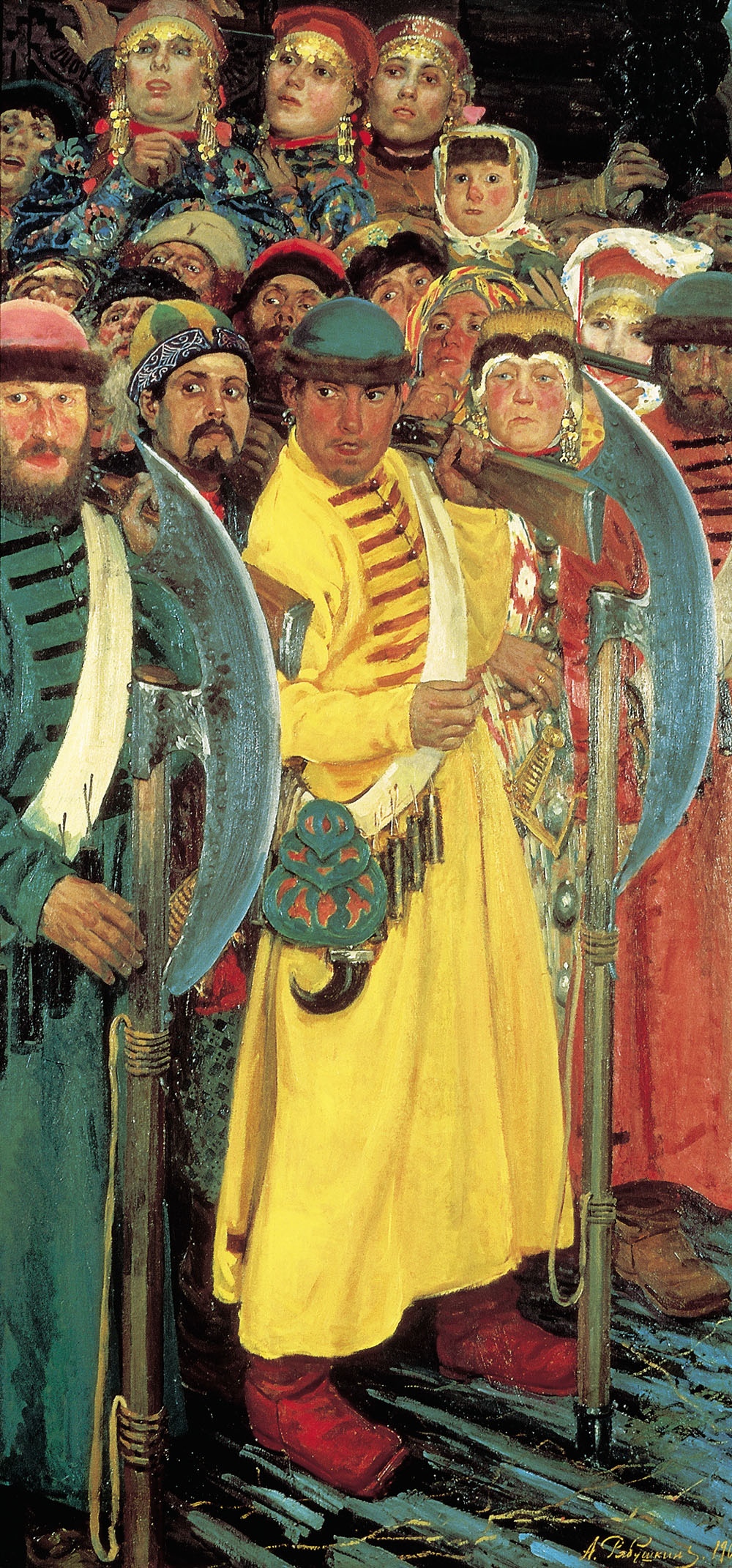 «Народ московский во время въезда иностранного посольства в Москву в конце XVII века» или просто «Едут»