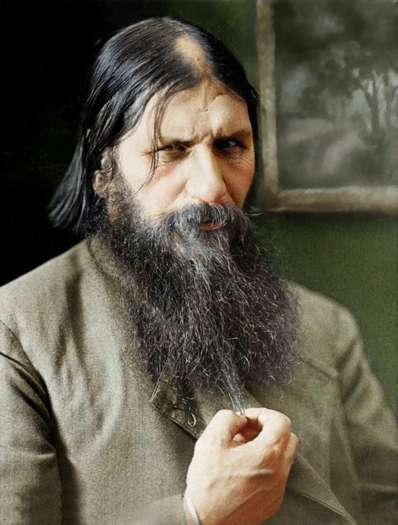 Колоризироанная фотография старца Г.Е. Распутина