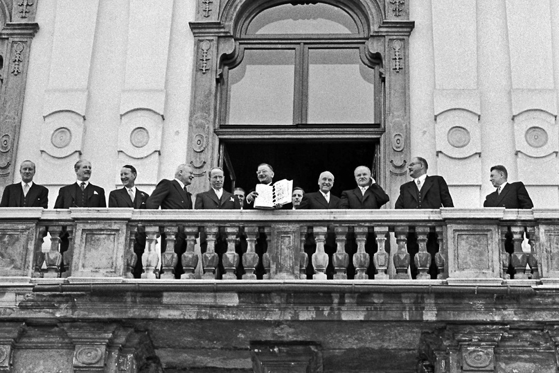 Торжественная демонстрация декларации о независимости Австрии, 1955 год