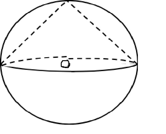 Задание №32667: Найдите объём шара, описанного около конуса с ...