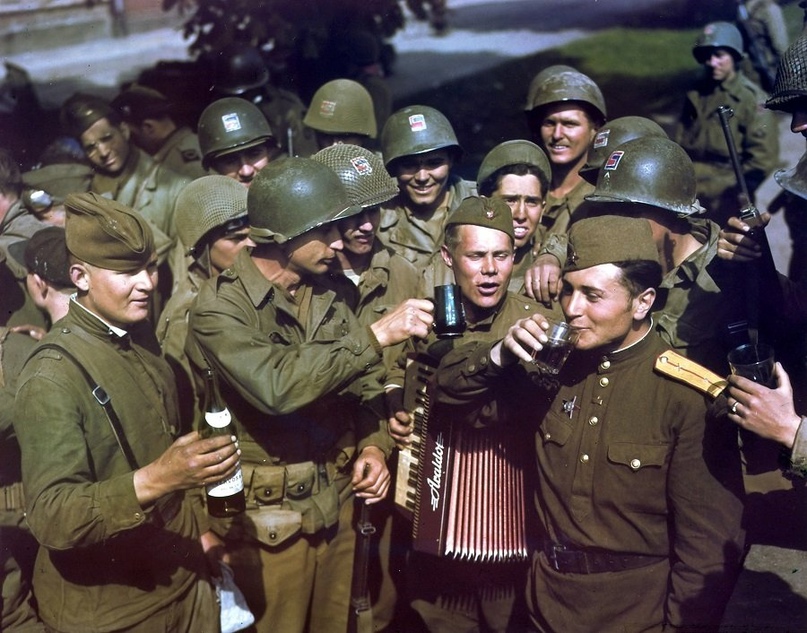 Встреча союзников на Эльбе, 25 апреля 1945 года