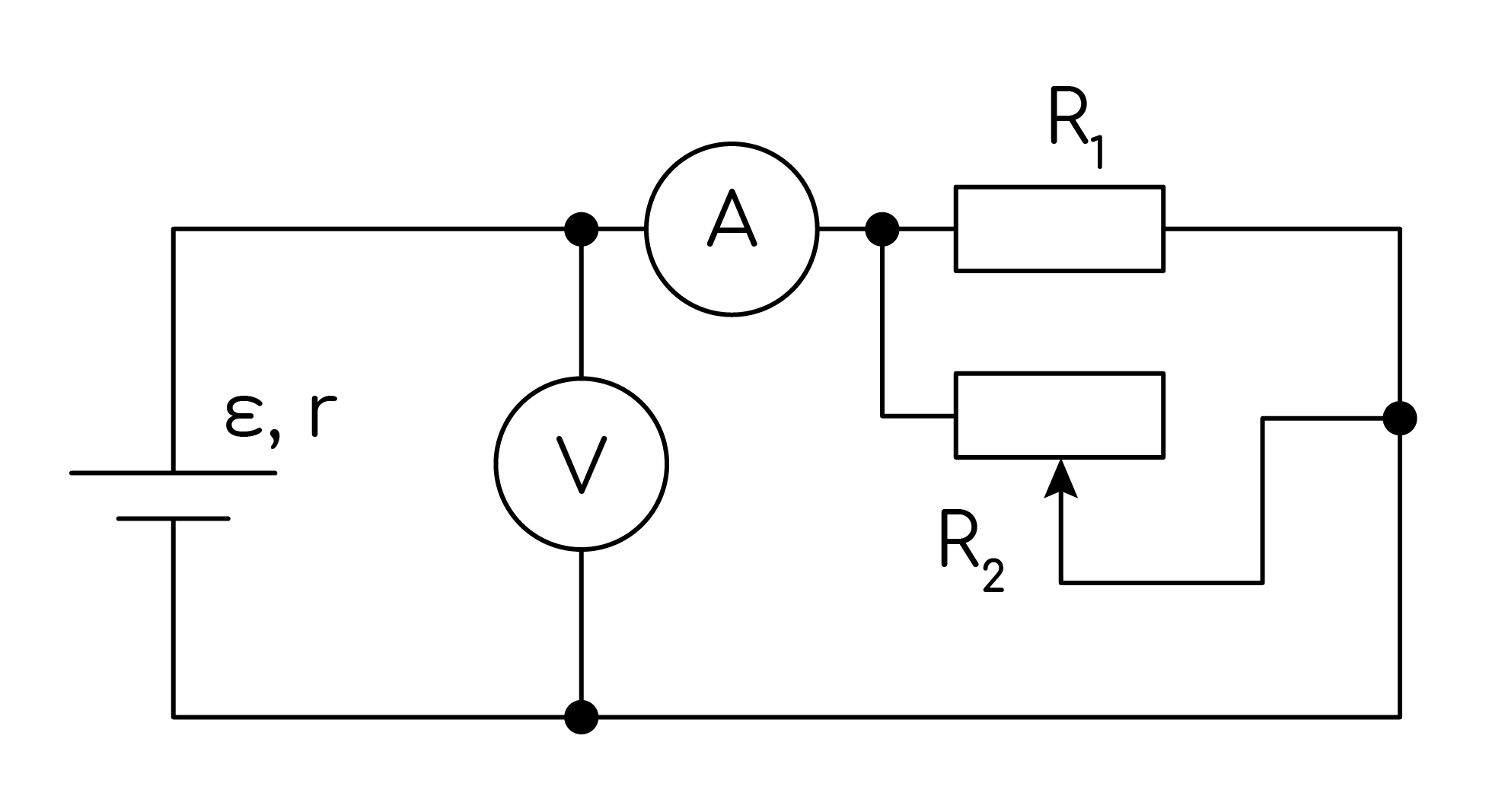 Задание №40717: На рисунке показана принципиальная схема электрической ...