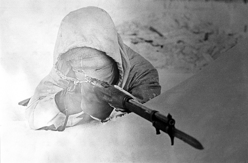 Симо Хяюхя («Белая смерть») — считается самым результативным снайпером в истории