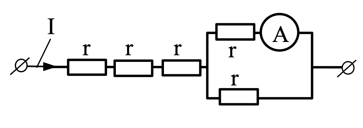 Задание №53612: Через участок цепи (см. рисунок) течет постоянный ток I ...