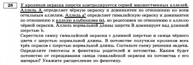 Пояснения к генетическим задачам, изображение №15
