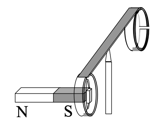 Задание №54279: На рисунке изображен момент демонстрационного ...