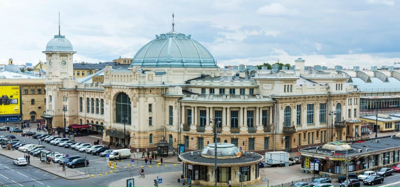 Витебский вокзал Санкт-Петербурга, архитектор С.А. Бржозовский