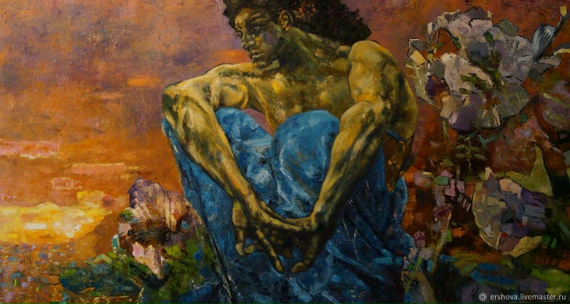 Демон сидящий