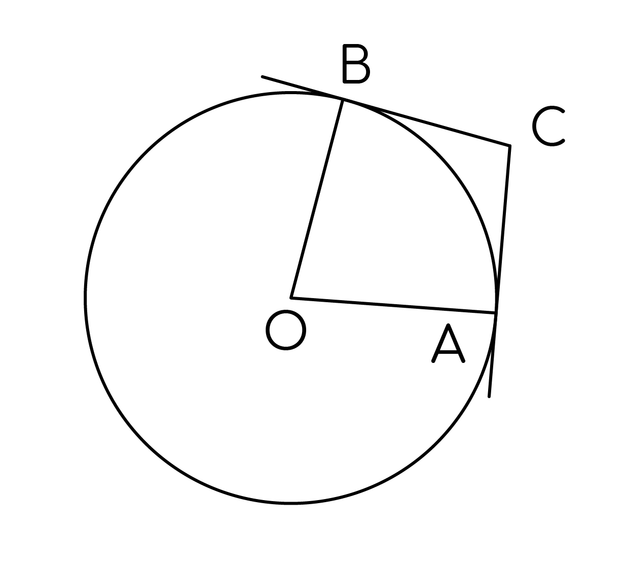 Задание №7612: Через концы A и B дуги окружности с центром O проведены ...