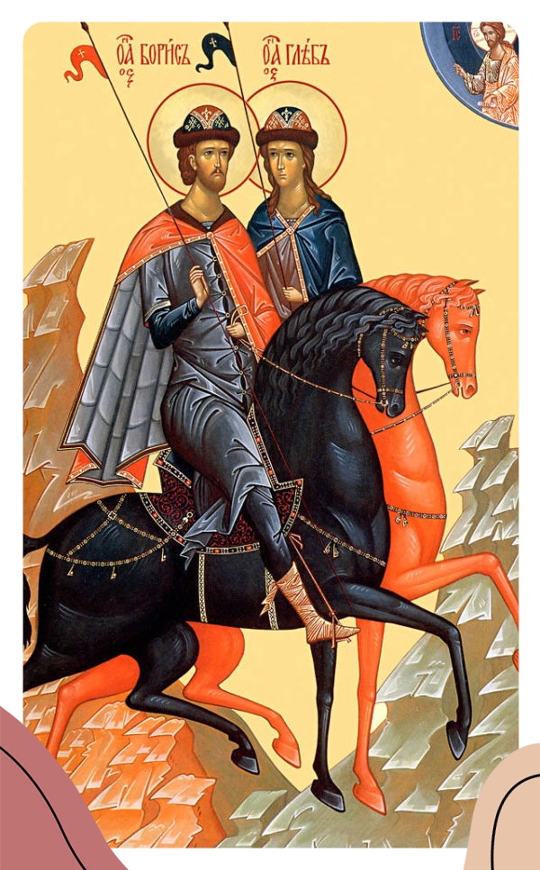 Икона Борисв и Глеба