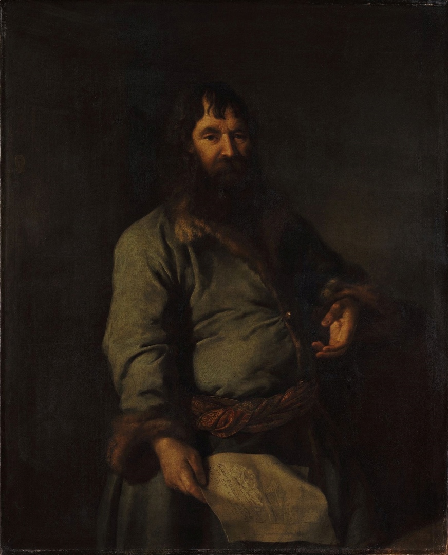 Потрет Никифора Сеземова — крепостного Шереметевых, что пожертвовал 15 тыс. рублей Московскому Воспитательному дому. Д. Левицкий